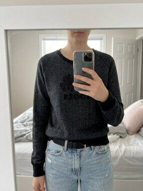 y2k Roots Women’s Sweatshirt Leather Beaver logo Navy blue Pepper preppy